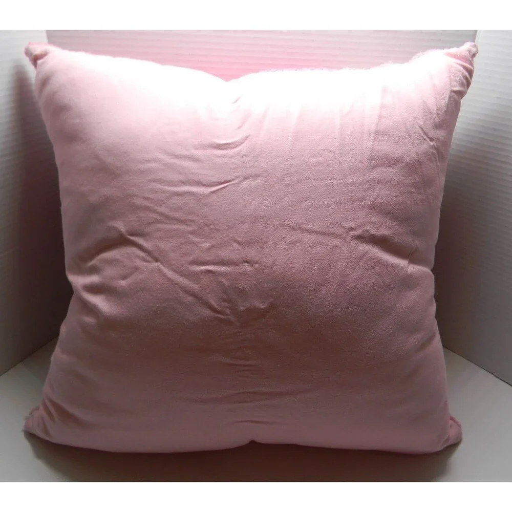 Valentine Throw Pillow Pink Hearts 18 x 18 inches New Unused